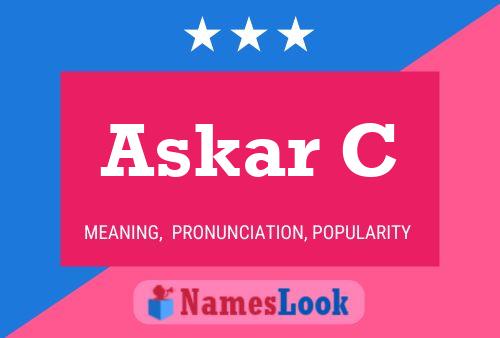 Askar C 名字海报