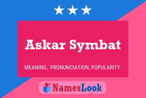 Askar Symbat 名字海报