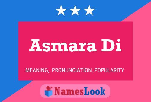 Asmara Di 名字海报