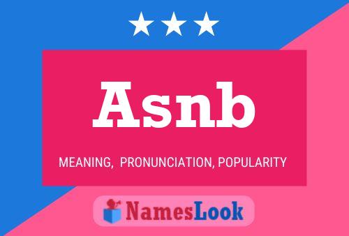 Asnb 名字海报