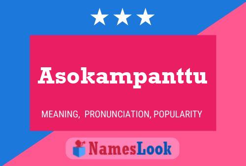 Asokampanttu 名字海报