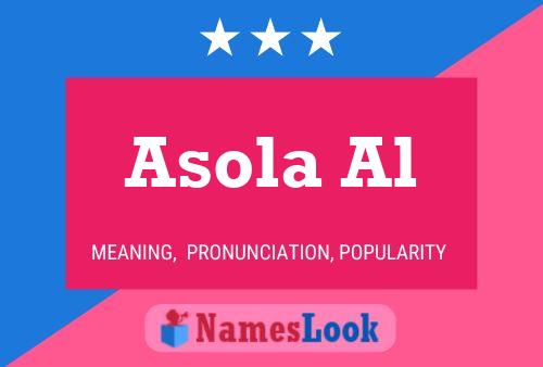 Asola Al 名字海报