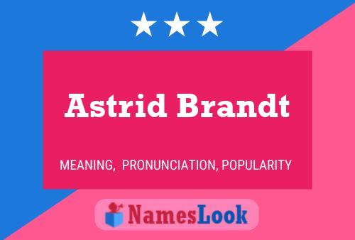 Astrid Brandt 名字海报