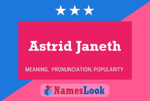 Astrid Janeth 名字海报