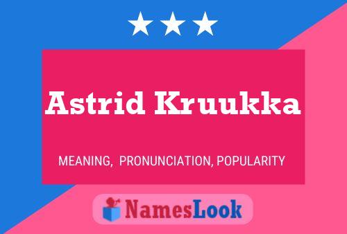 Astrid Kruukka 名字海报