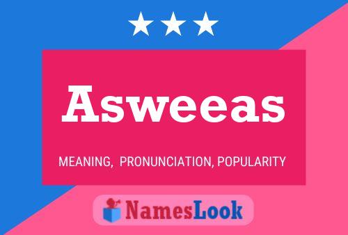 Asweeas 名字海报