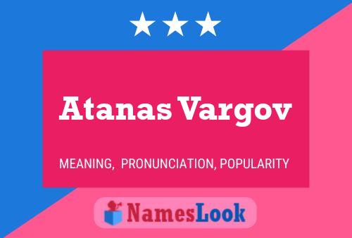 Atanas Vargov 名字海报