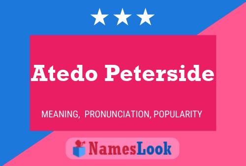 Atedo Peterside 名字海报