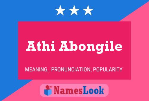 Athi Abongile 名字海报