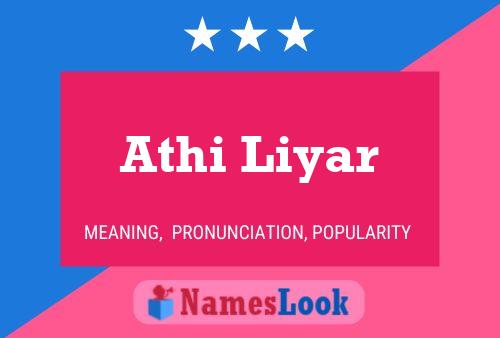 Athi Liyar 名字海报