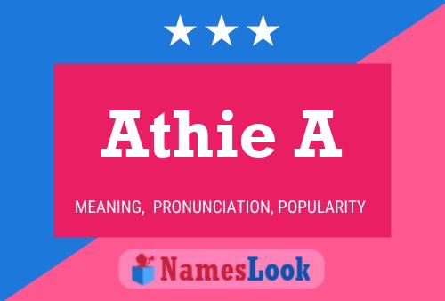 Athie A 名字海报