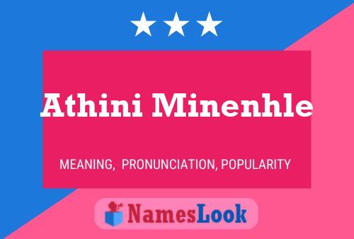 Athini Minenhle 名字海报