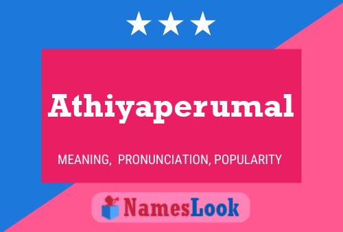 Athiyaperumal 名字海报