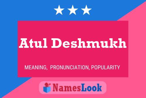 Atul Deshmukh 名字海报