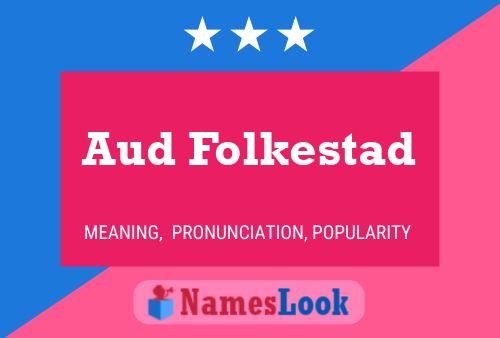 Aud Folkestad 名字海报