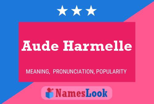 Aude Harmelle 名字海报