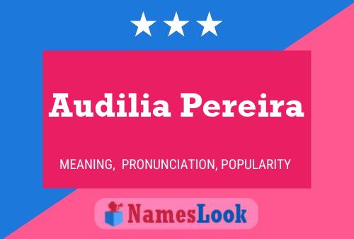 Audilia Pereira 名字海报