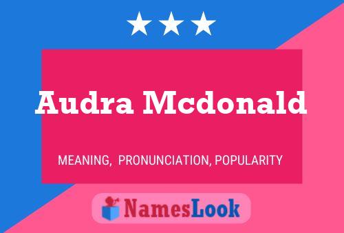 Audra Mcdonald 名字海报