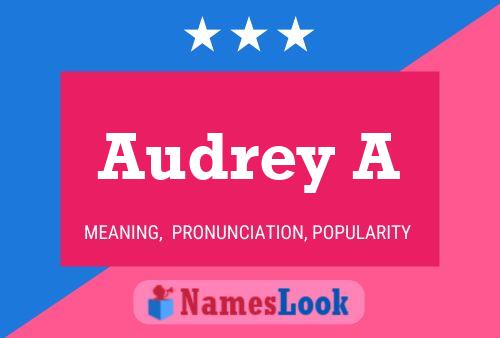 Audrey A 名字海报