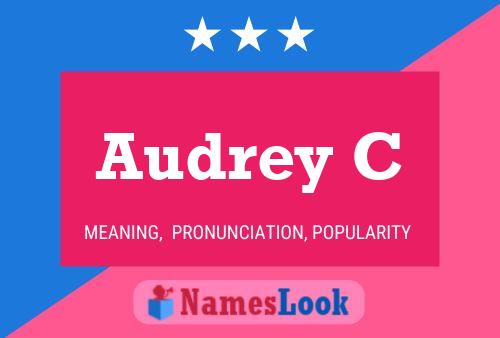 Audrey C 名字海报