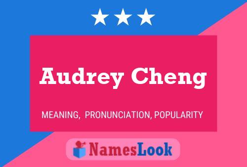 Audrey Cheng 名字海报