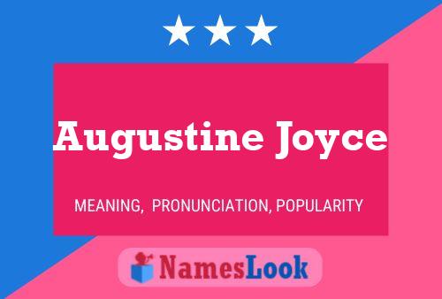 Augustine Joyce 名字海报