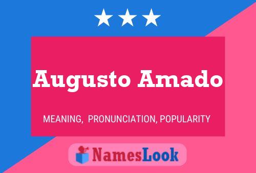 Augusto Amado 名字海报