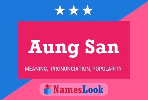 Aung San 名字海报