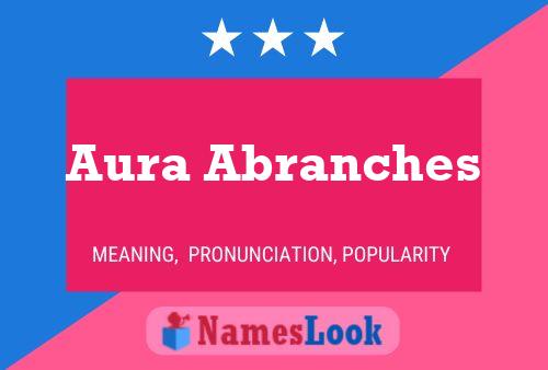 Aura Abranches 名字海报