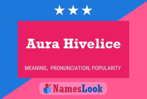 Aura Hivelice 名字海报