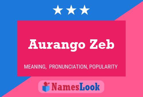 Aurango Zeb 名字海报