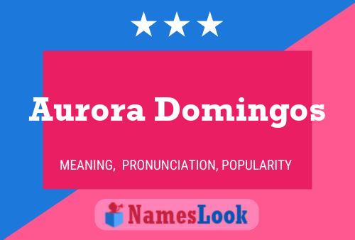 Aurora Domingos 名字海报