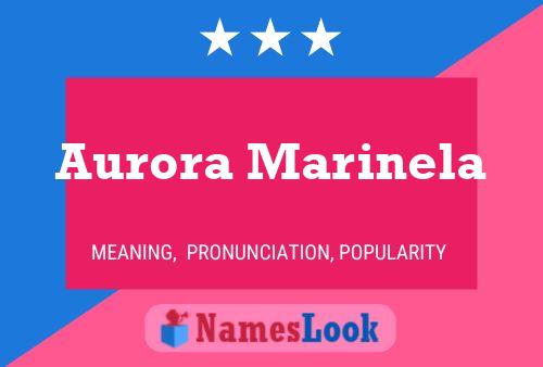 Aurora Marinela 名字海报