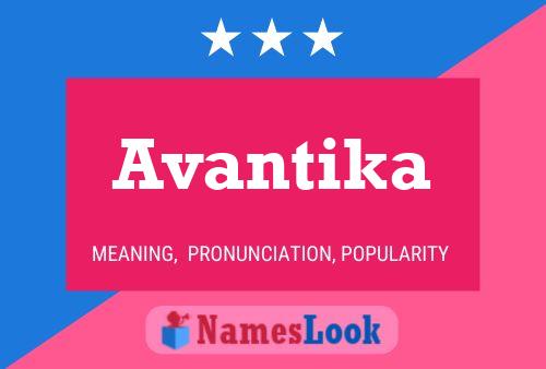 Avantika 名字海报