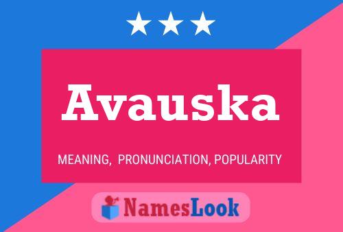 Avauska 名字海报