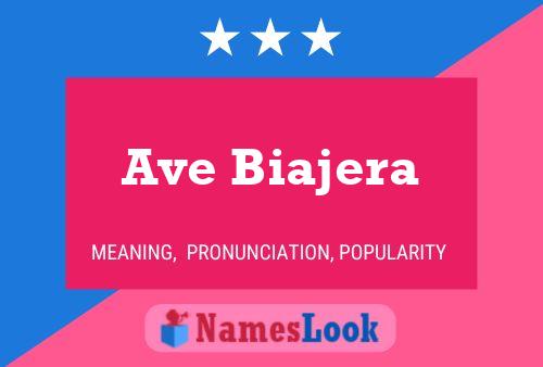 Ave Biajera 名字海报