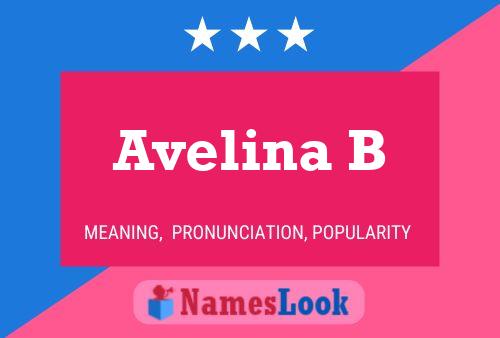 Avelina B 名字海报