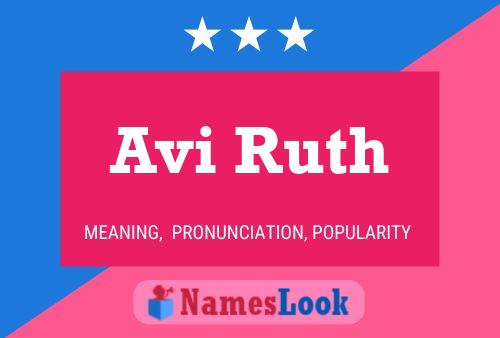 Avi Ruth 名字海报