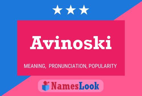 Avinoski 名字海报