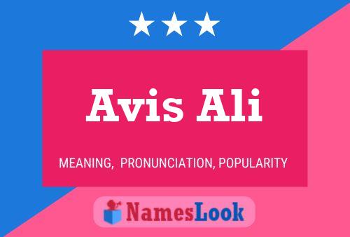 Avis Ali 名字海报