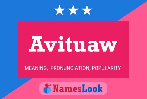 Avituaw 名字海报