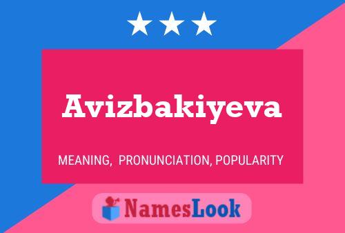 Avizbakiyeva 名字海报