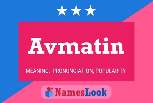 Avmatin 名字海报