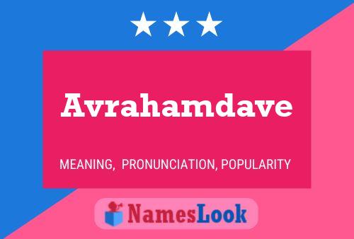 Avrahamdave 名字海报