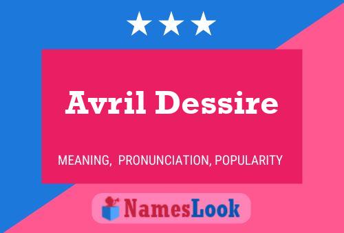 Avril Dessire 名字海报