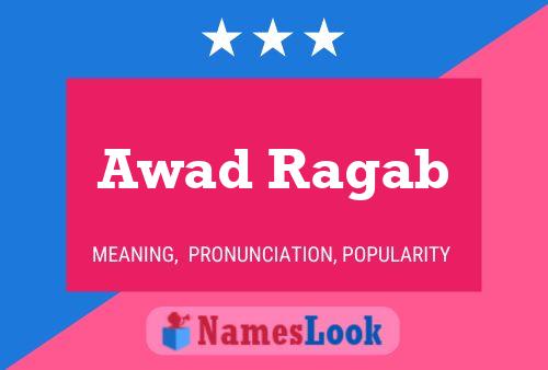 Awad Ragab 名字海报