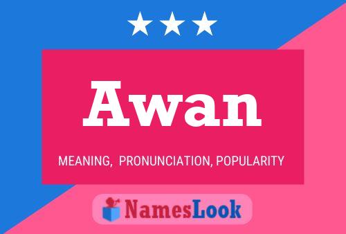 Awan 名字海报