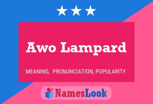 Awo Lampard 名字海报