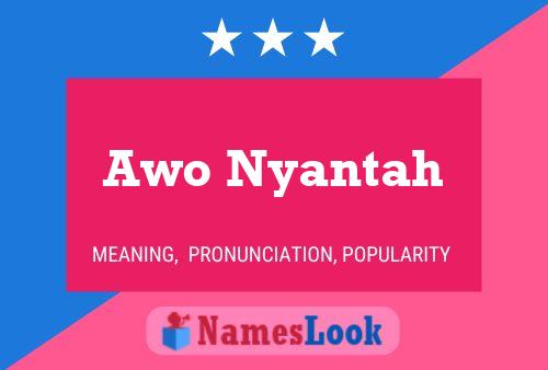 Awo Nyantah 名字海报