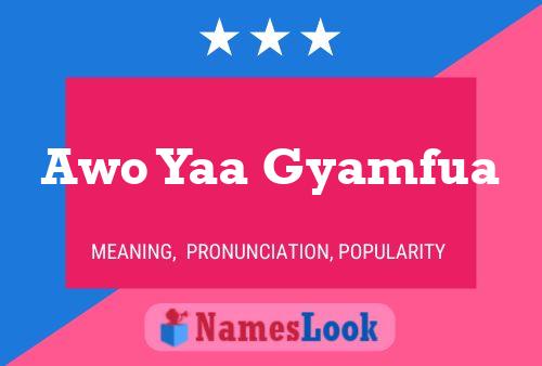 Awo Yaa Gyamfua 名字海报